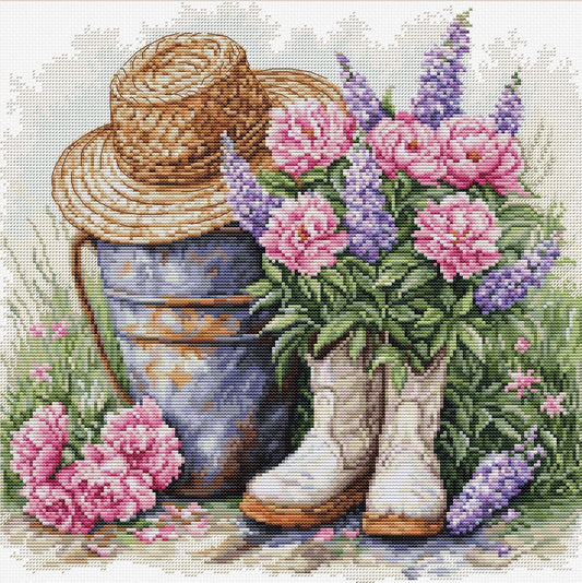 Cross stitch kit Luca-S - Garden Decor, B7036