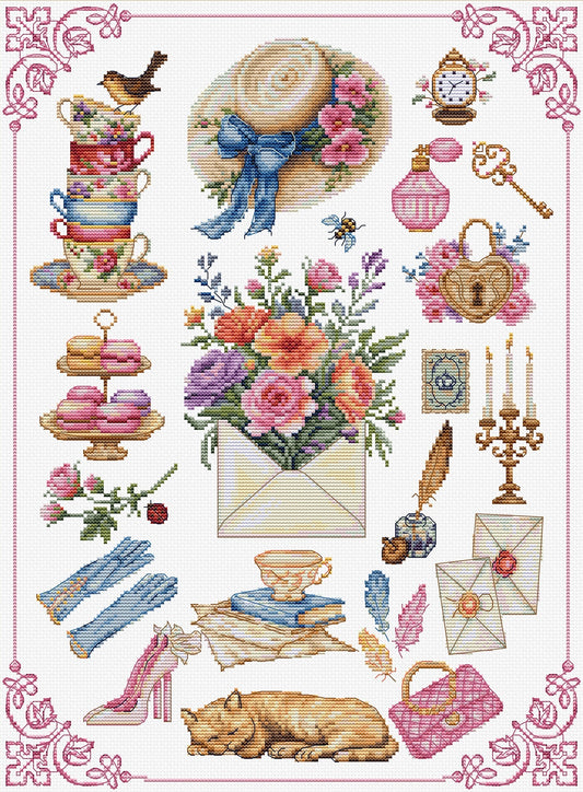 Cross stitch kit Luca-S - Beauty, B7041