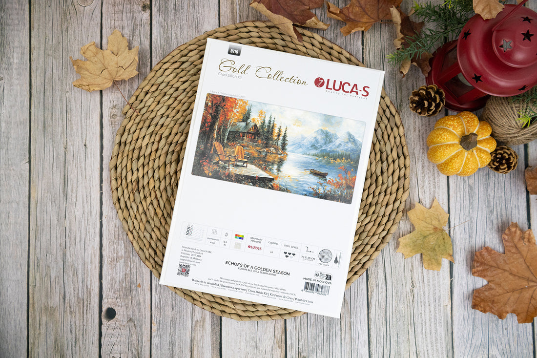 Set de brodat în cruciuliță Luca-S GOLD - Ecouri ale unui Sezon Auriu, B716
