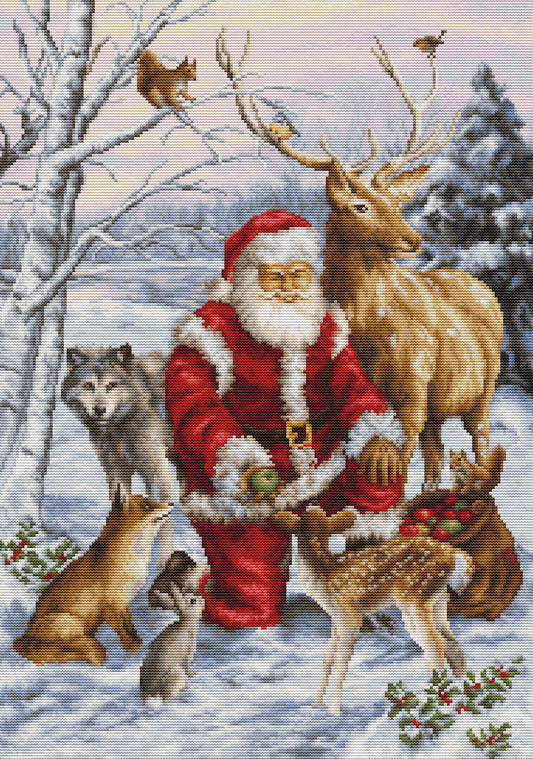Cross stitch kit GOLD - BU5022 Forest Friends