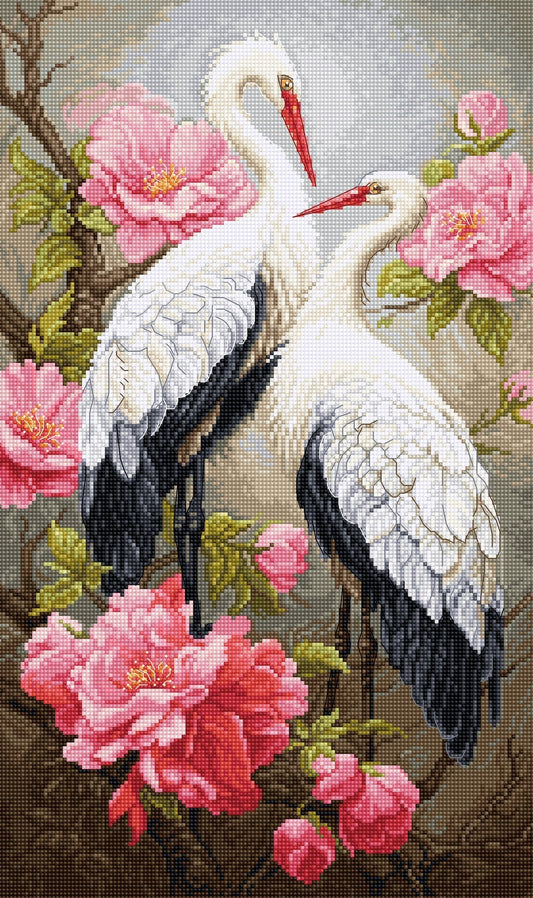 Cross stitch kit Luca-S - Spring Guests, BU5042