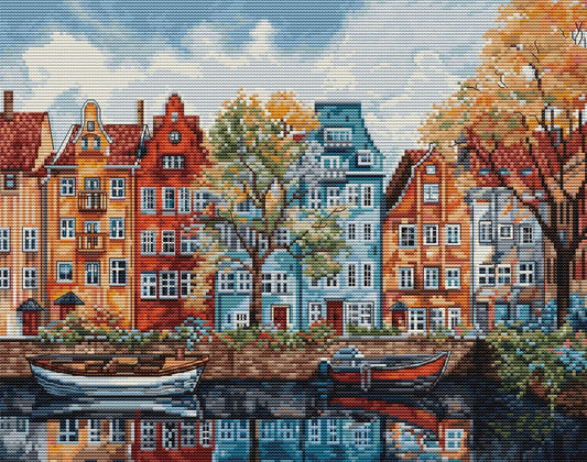 Cross stitch kit Luca-S - Copenhagen, BU5046