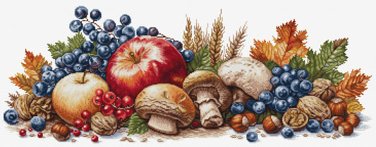 Cross stitch kit Luca-S GOLD - Autumn Harvest, BU5071