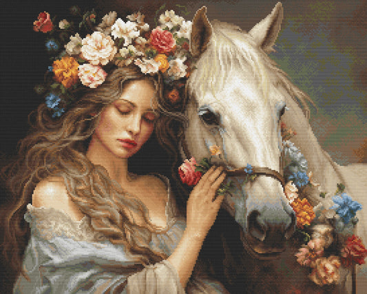 Cross stitch kit Luca-S GOLD - Flower Fairy, B620